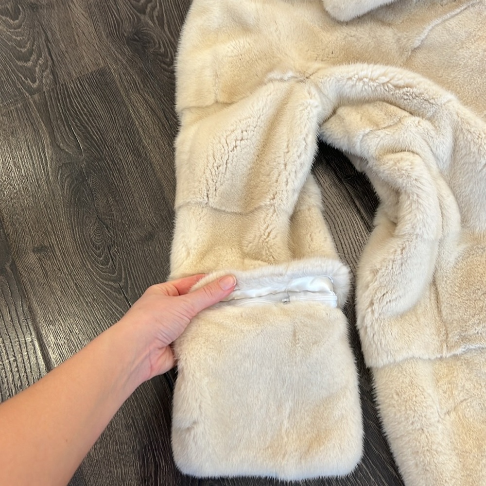 Real Mink Long Fur Coat - Picture 12 of 16